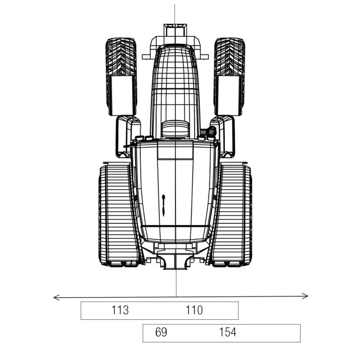 Flail mower X 2.0 m