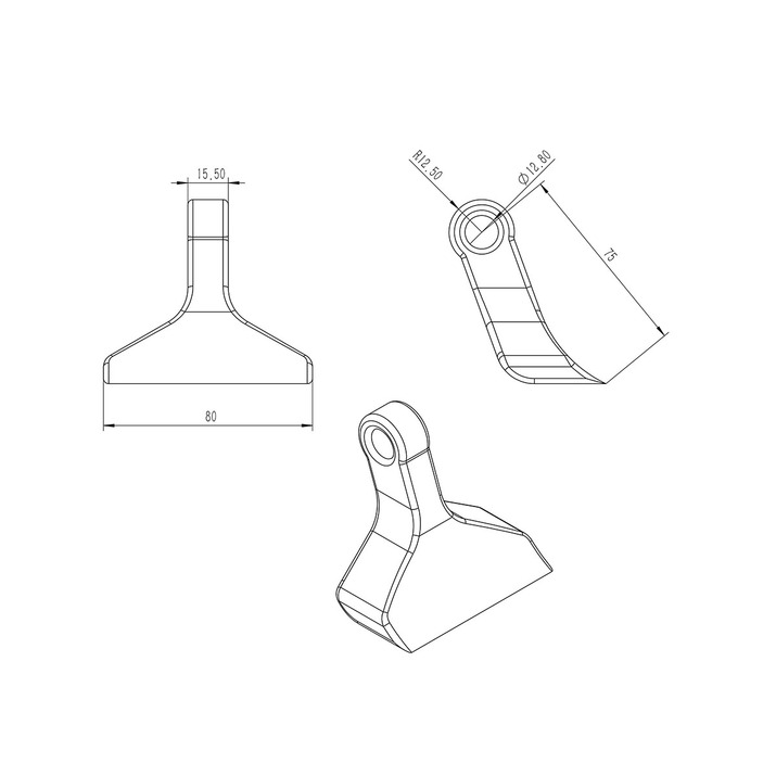 Hammer flail Heavy for ATV mower