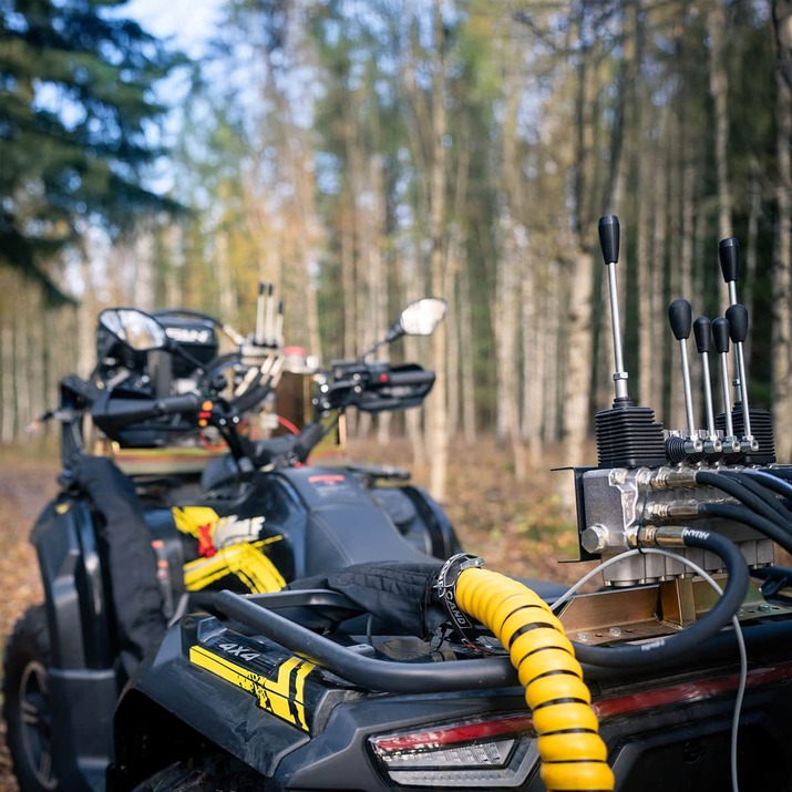 Forestry trailer ATV FT42DFR-2T