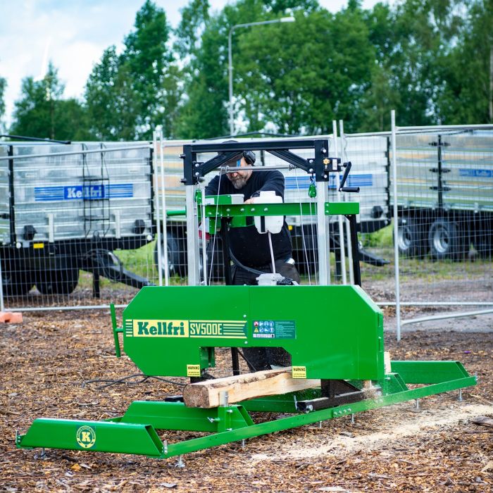 Sawmill electric powered