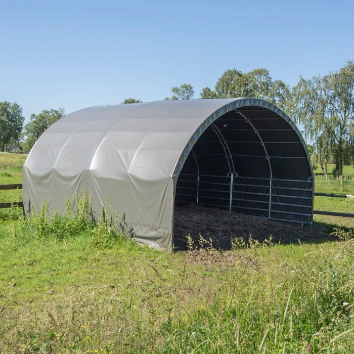 Wind shelter 6 x 6 m incl. loop leg gates