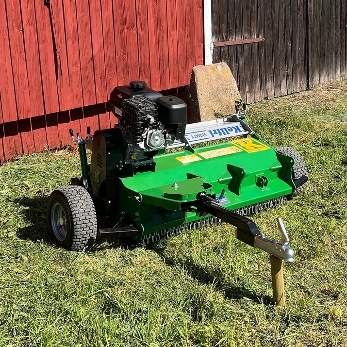 ATV flail mower with flap, 1.2 m, Briggs and Stratton 13.5 hp