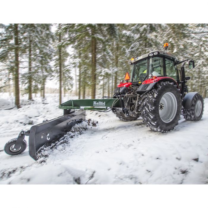 Dozer blade, 2.7 m including wheels and hydraulic cylinders