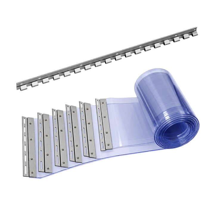 PVC strip curtain -20°C, 200 x 2 mm, 50 m