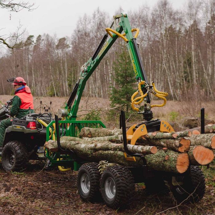 2-tonne forestry trailer ATV, Package 10