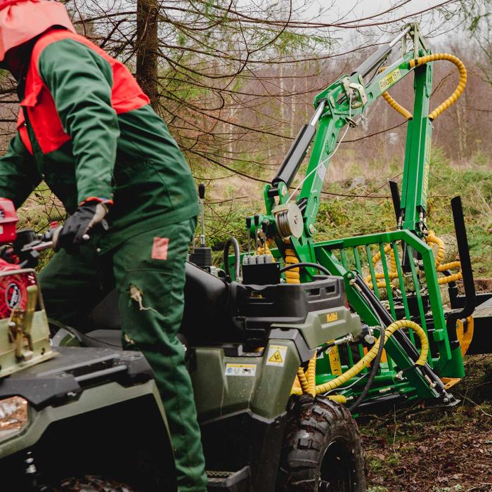 2-tonne forestry trailer ATV, Package 10
