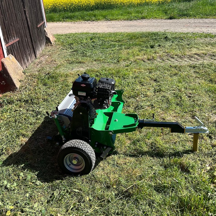 ATV flail mower with flap, 1.2 m, Briggs and Stratton 13.5 hp