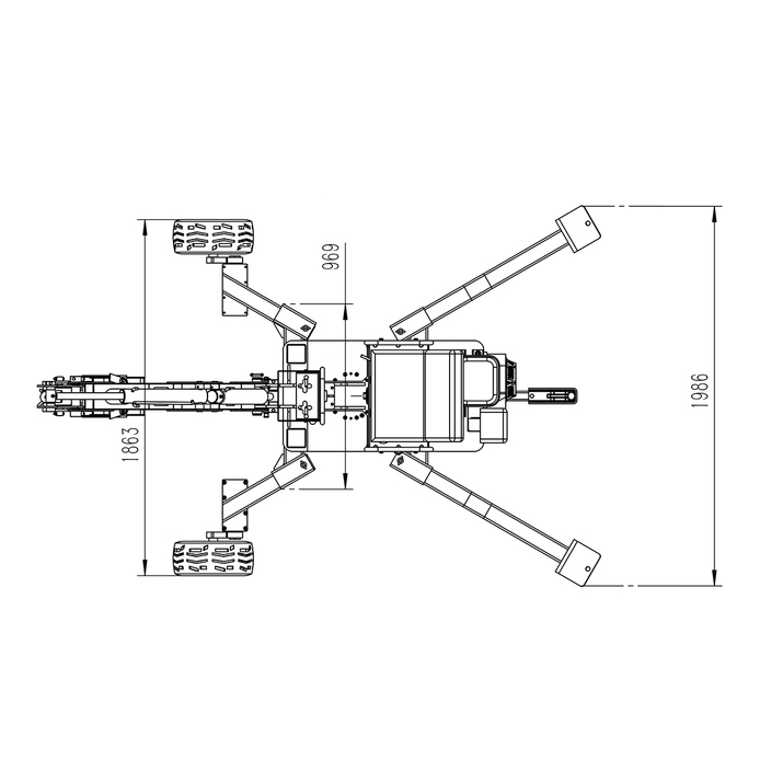 ATV Backhoe Digger 360 