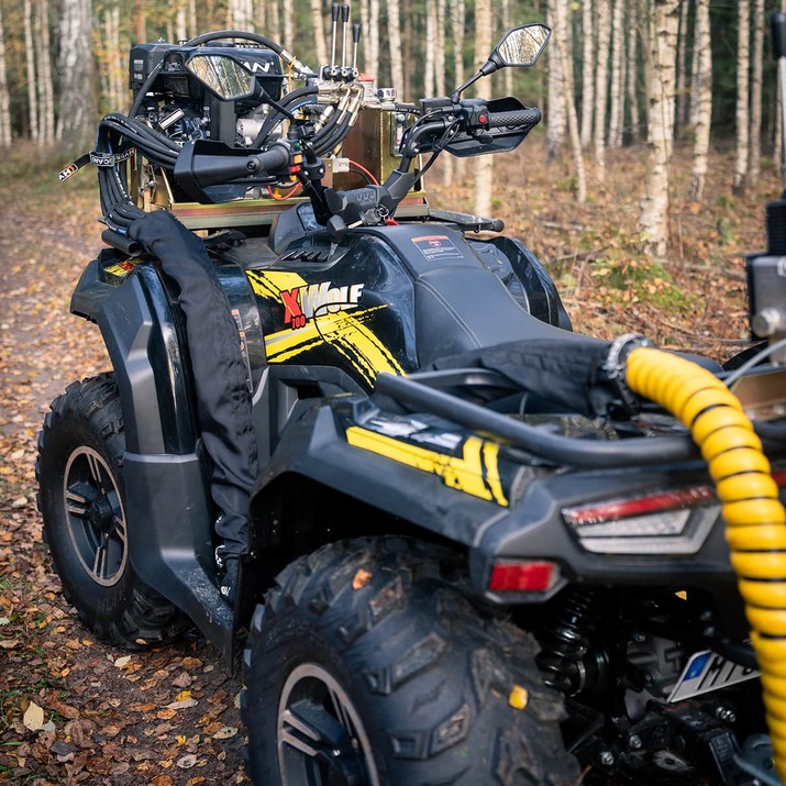 Forestry trailer ATV FT42DFR-2T