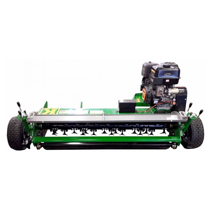 ATV flail mower, with flap and electrical start-up, 1.5 m, 18 hp