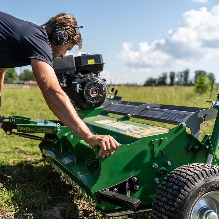 ATV flail mower with flap, 1.2 m, 15 hp