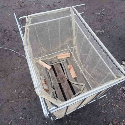 Firewood bulk bag 1000 L for stand