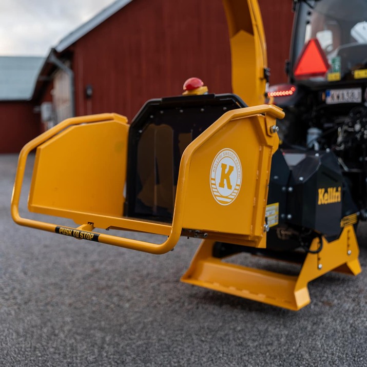 Chipper 150, with antistress hydraulic infeed