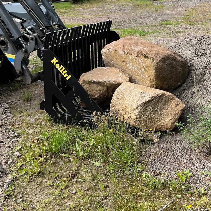 Stone sorting fork 2.0 m, bolted Trima attachment