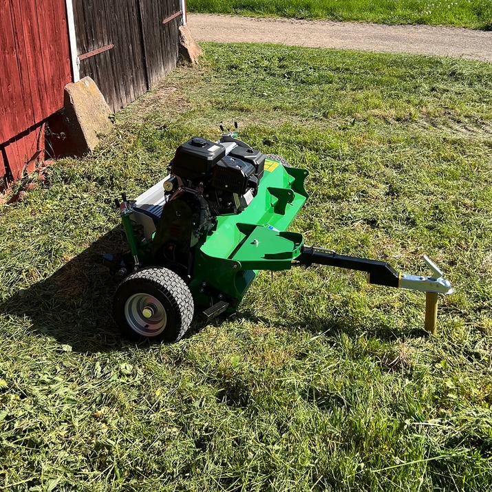 ATV flail mower, with flap and electrical start-up, 1.5 m, 15 hp