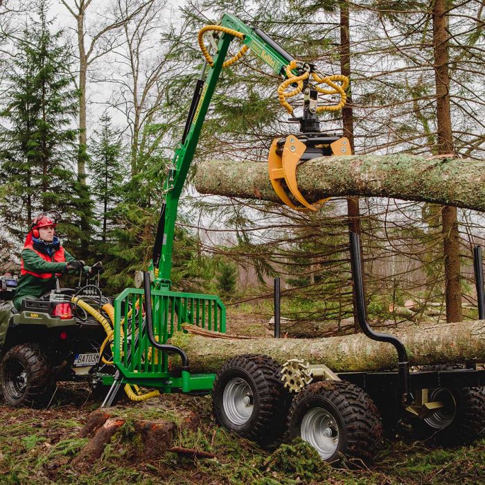 2-tonne forestry trailer ATV, Package 10