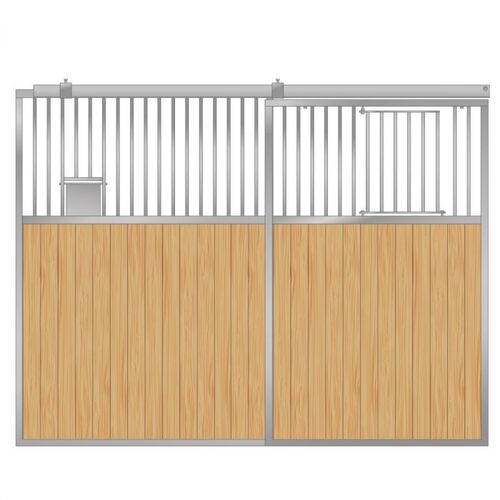 Front with sliding door 3.5 m, including pine panelling, SWE