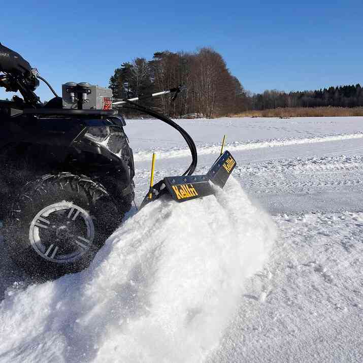 V-plough for ATV 150 cm with hydraulic power unit and cylinder
