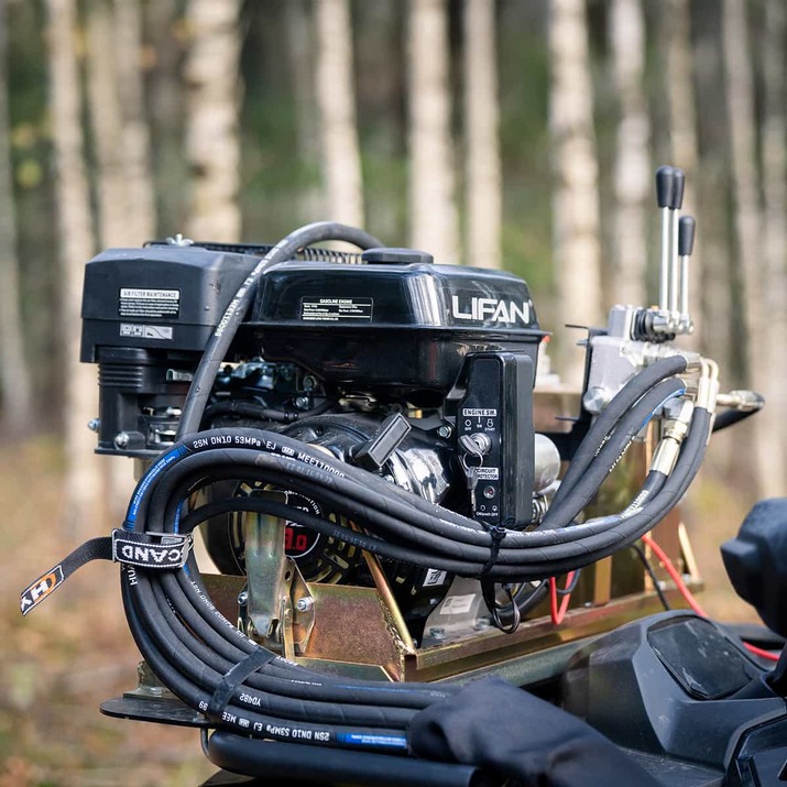 Forestry trailer ATV FT42DFR-2T