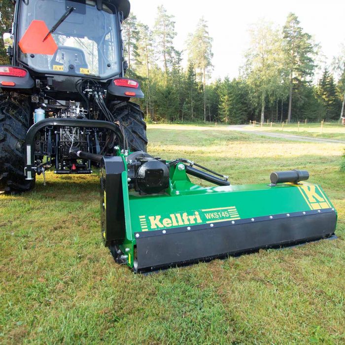 Verge flail mower W 1.45 m, lightweight