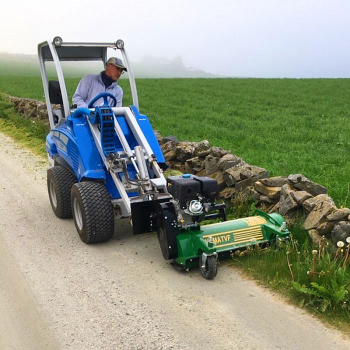 ATV flail mower, front mounted