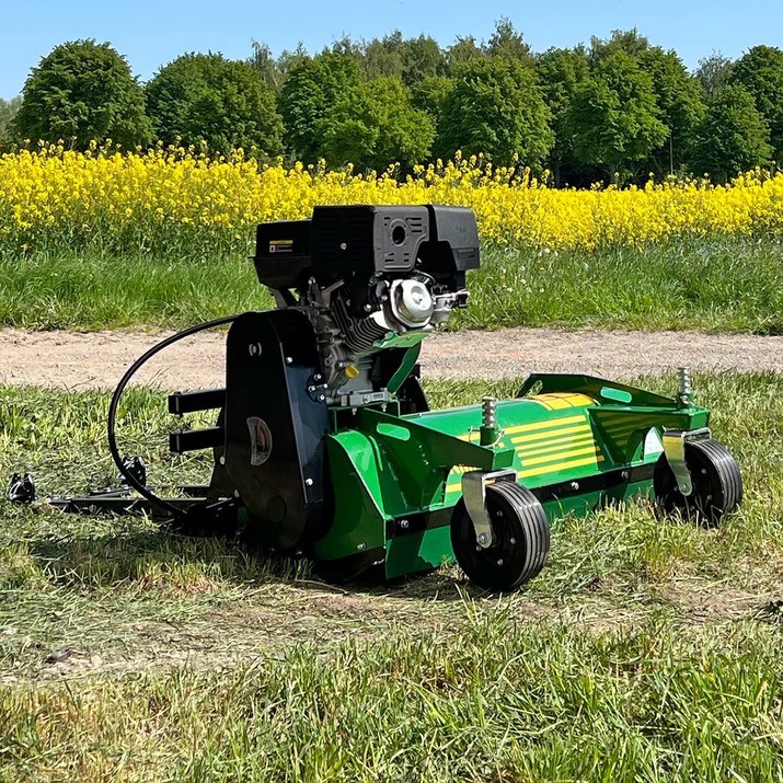 ATV flail mower, front mounted