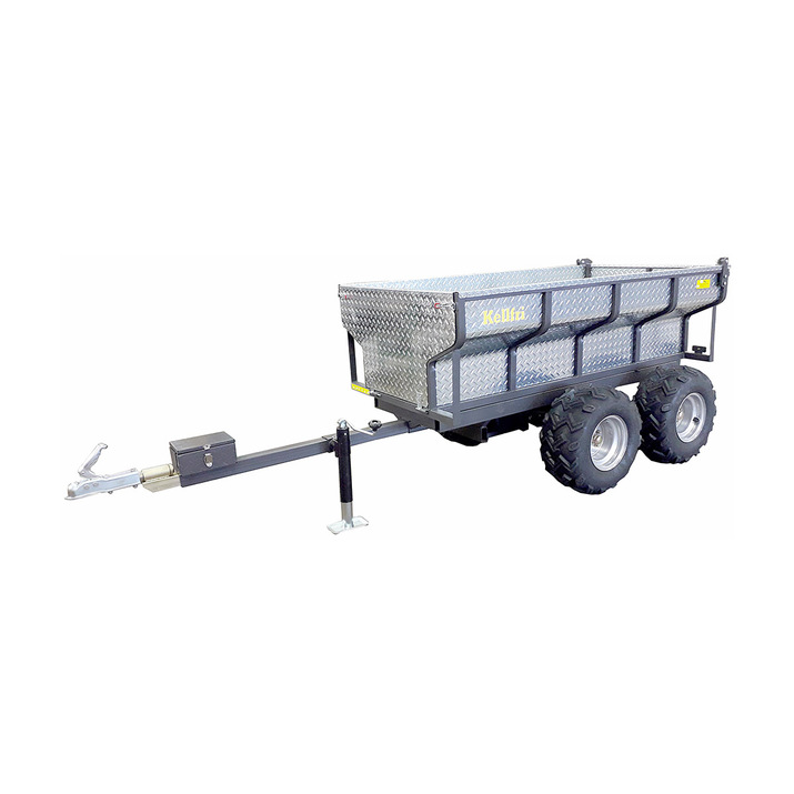 Tipping trailer ATV 1,420 kg with electrical hydraulic tipper