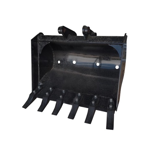 Digging bucket with teeth for backhoe digger LW06 