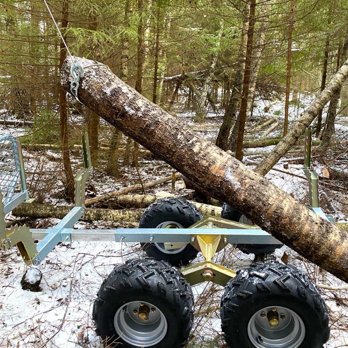 Tipping and forestry trailer ATV PRO, Tower2+