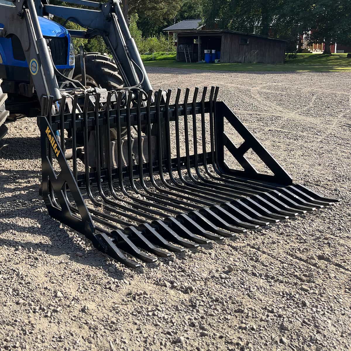 Stone sorting fork 1.5 m, bolted Trima attachment