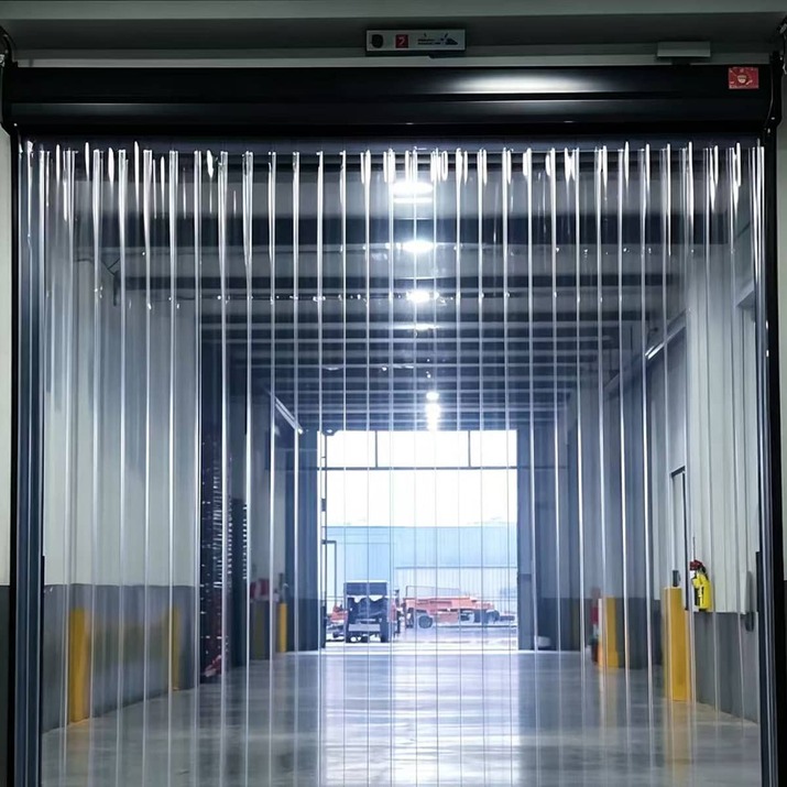 PVC strip curtain -20°C, 200 x 2 mm, 50 m