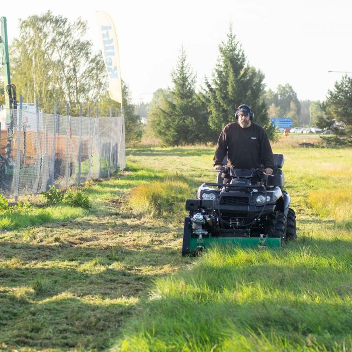 ATV flail mower, front mounted