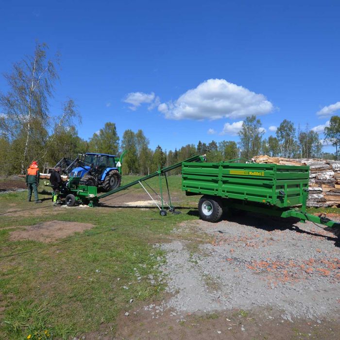 Log cutter and splitter, electric-powered