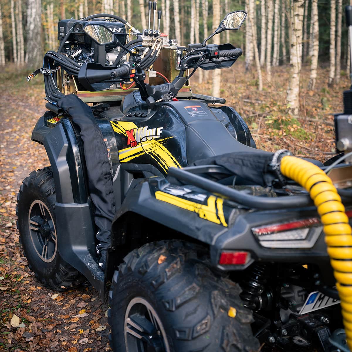 Forestry trailer ATV FT42DFR-2T