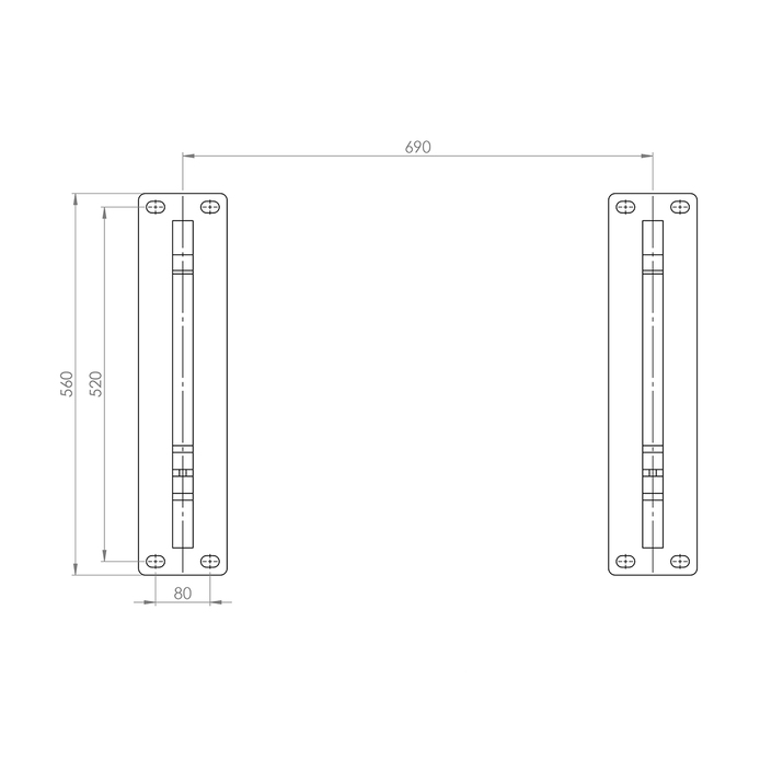 Attachment bracket fits Trima, bolt-on