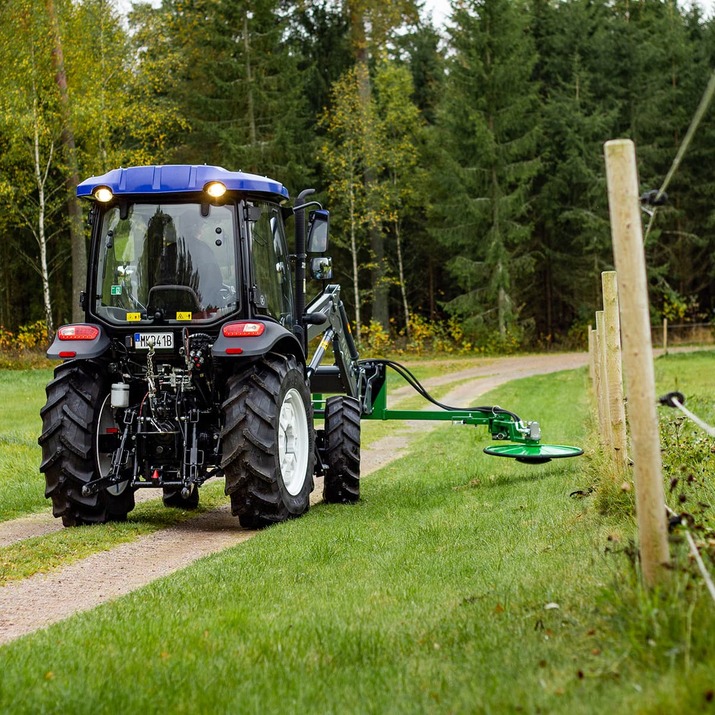 Strimmer, front mounted, with attachment to fit Trima