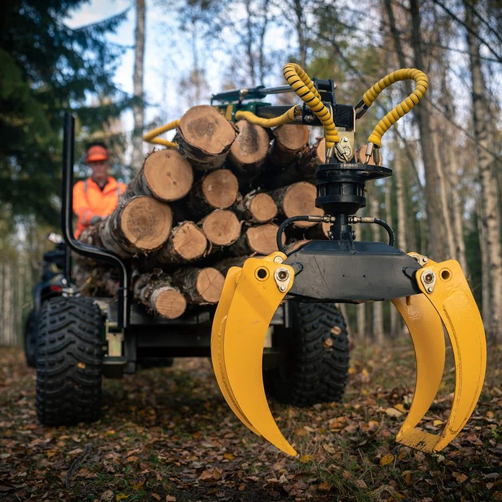 Forestry trailer ATV FT42DFR-2T