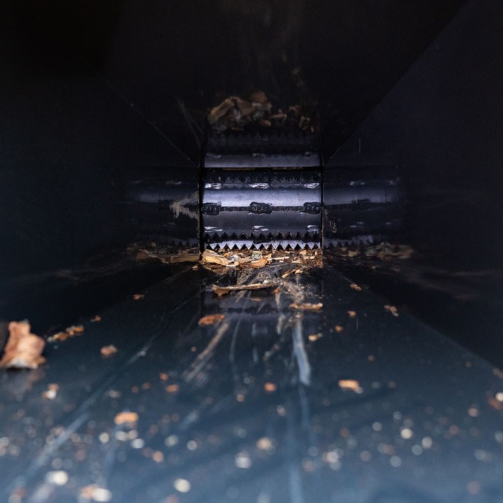 Chipper 150, with antistress hydraulic infeed