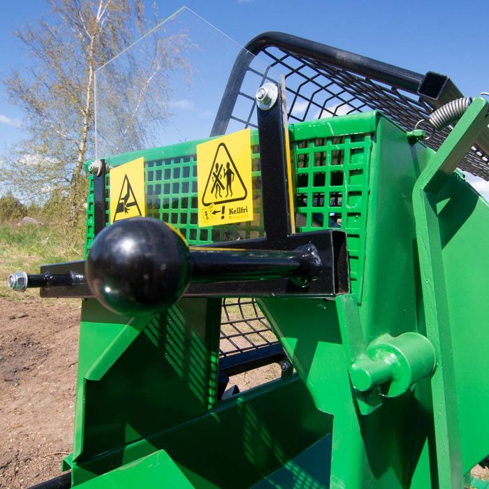 Log cutter and splitter, electric-powered