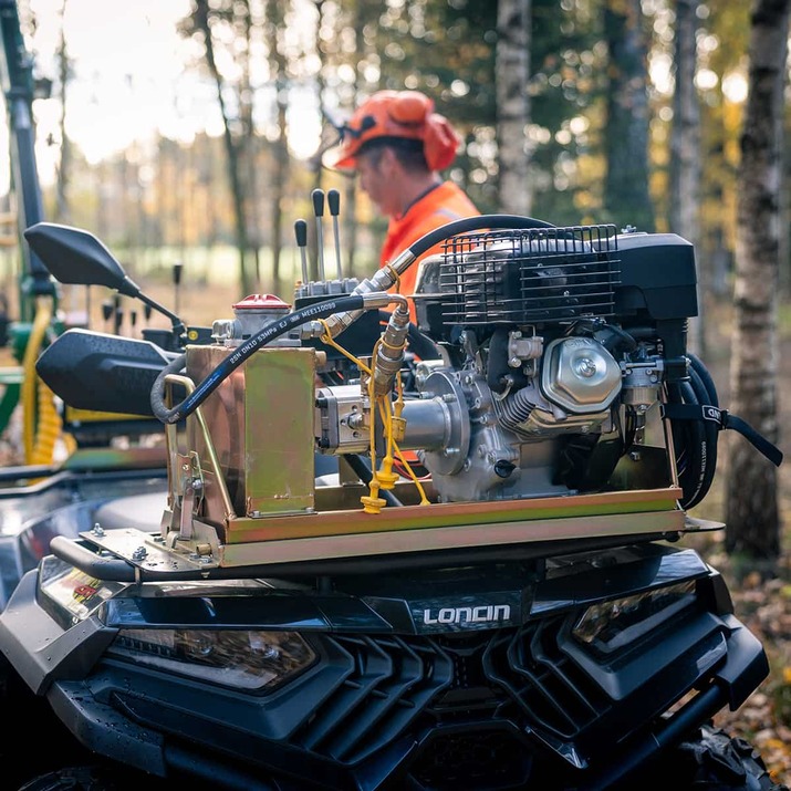 Forestry trailer ATV FT42DFR-2T