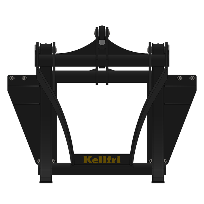 Timber grapple for frontloaders, bolted Trima attachment