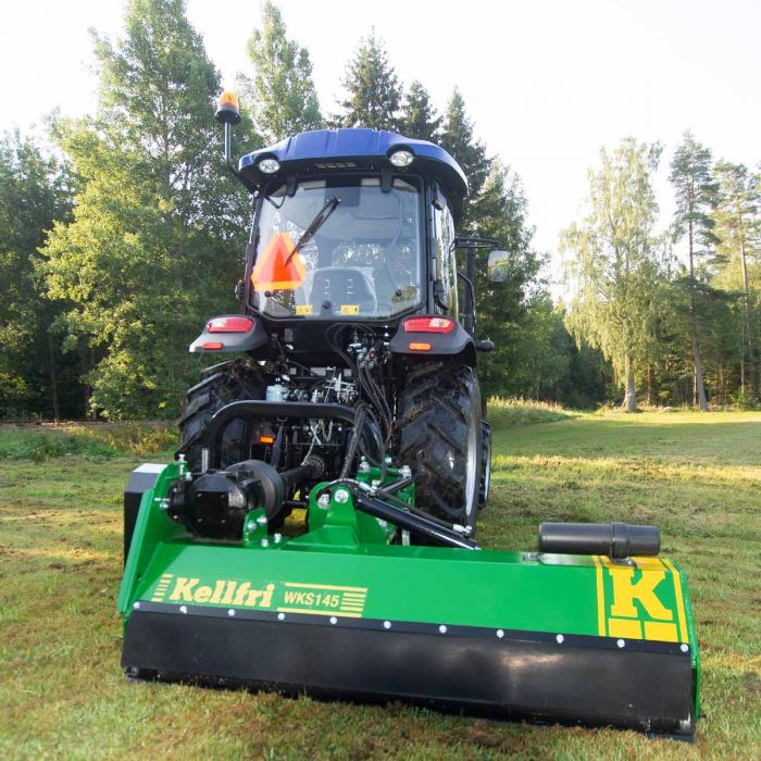 Verge flail mower W 1.45 m, lightweight