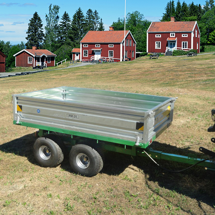 Tipping trailer, 2.5 tonnes, galvanized