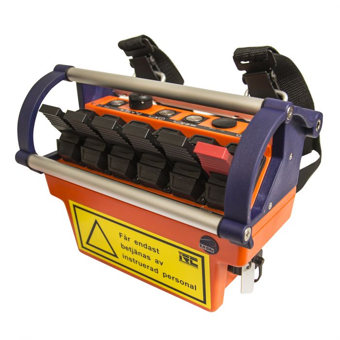 Radio remote control for stroke harvester