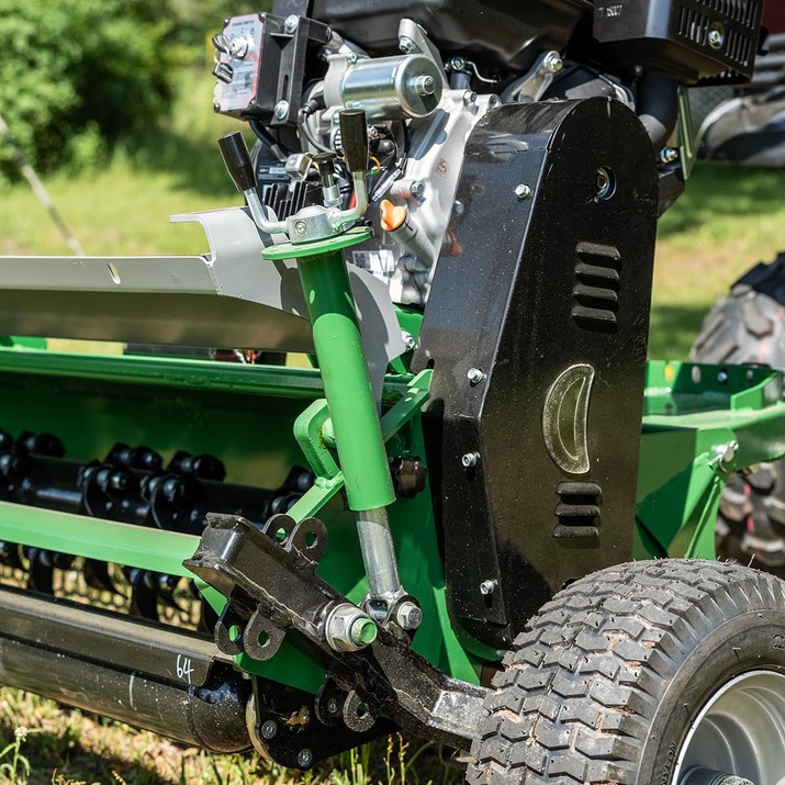 ATV flail mower, with flap and electrical start-up, 1.5 m, 15 hp