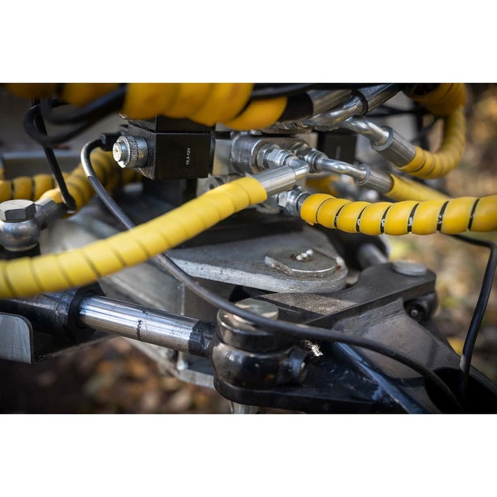 3-tonne forestry trailer ATV with 4,2 m crane