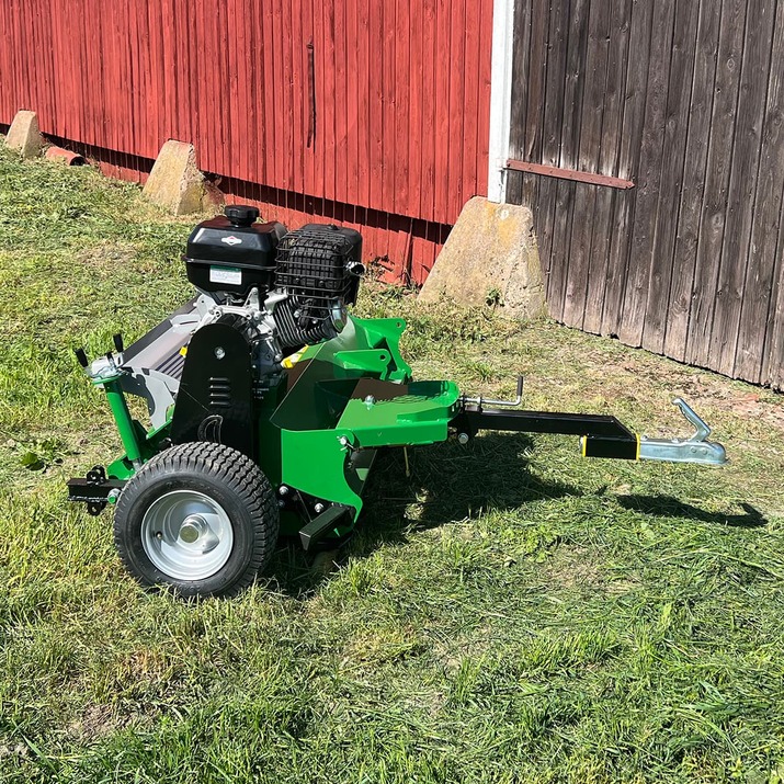 ATV flail mower with flap, 1.2 m, Briggs and Stratton 13.5 hp