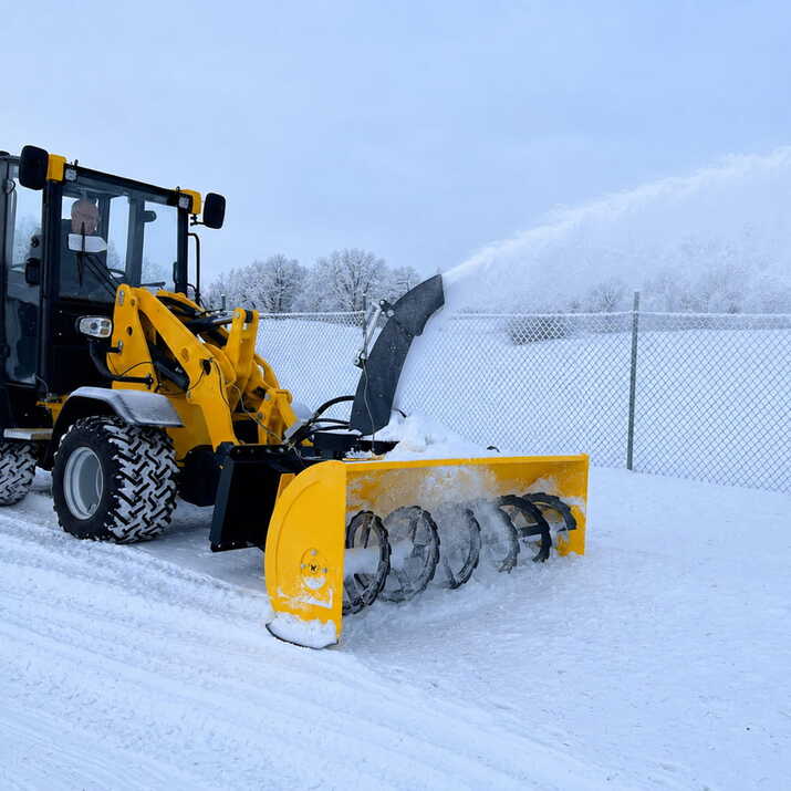 Snow blower hydraulic 1.5 m, bolted Three-point attachment