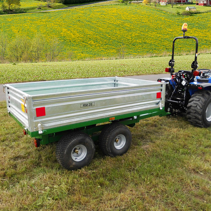 Tipping trailer, 2.5 tonnes, galvanized