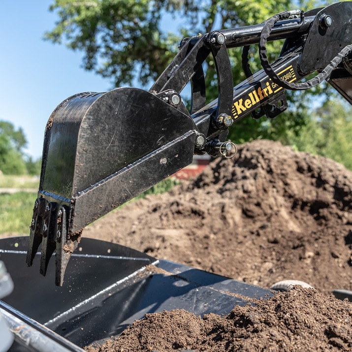 ATV Backhoe Digger 360 